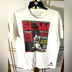 Mitchell & Ness White SLAM Graphic Tee - EUC - Men’s XL